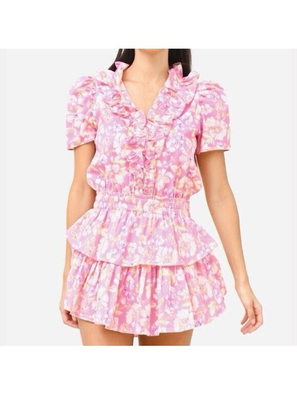 Love Shack Fancy- Ellis Dress- Pink Party Bash